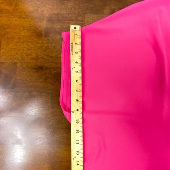 Gibson Latimer Sleeveless Chiffon Top in Vibrant Fuchsia Plus Size 3X - Picture 11 of 11